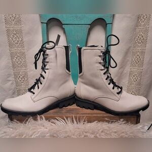 Sorel Phoenix Lace Waterproof Combat Moto Boots Size 9.5